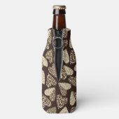 Rafraîchisseur Pour Bouteille Peau d'animal aux coeurs (Bouteille Dos)