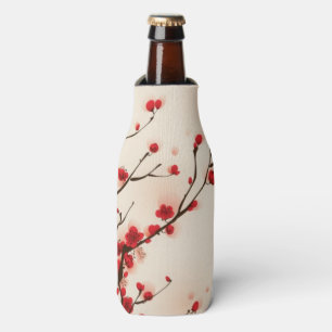 Rafraîchisseur Pour Bouteille Peinture orientale de style, fleur au printemps 2