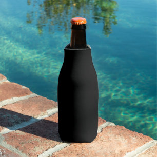 Rafraîchisseur Pour Bouteille Personnaliser simple Noir couleur solide