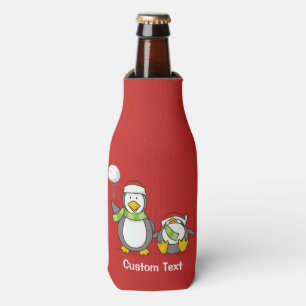 Rafraîchisseur Pour Bouteille Pingouins de Noël