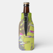 Rafraîchisseur Pour Bouteille PixDezines forêt tropicale/do-it-yourself couleur (Bouteille Dos)