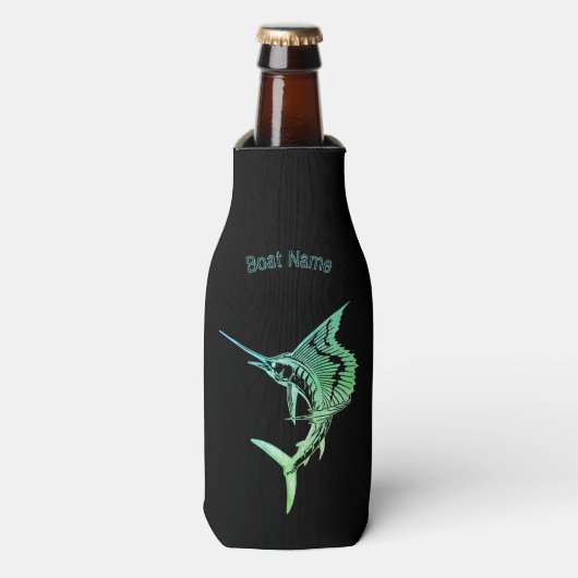 Rafraîchisseur Pour Bouteille Porte-porte pour poisson-voilier personnalisé (Bottle Devant)