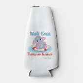 Rafraîchisseur Pour Bouteille Quoi qu'il flotte votre bébé éléphant (Devant)