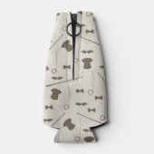 Rafraîchisseur Pour Bouteille Rétro pattern (Dos)