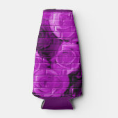 Rafraîchisseur Pour Bouteille Rose-04--Glacière-Bouteille-Boisson-Violet--Koozie (Devant)