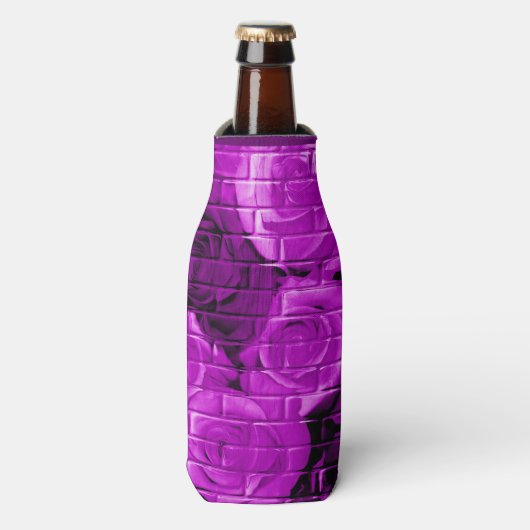 Rafraîchisseur Pour Bouteille Rose-04--Glacière-Bouteille-Boisson-Violet--Koozie (Bottle Devant)