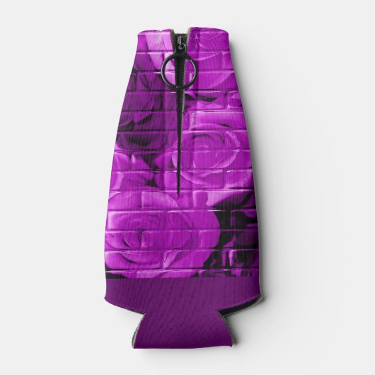 Rafraîchisseur Pour Bouteille Rose-04--Glacière-Bouteille-Boisson-Violet--Koozie (Dos)