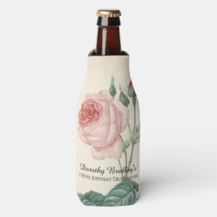 Rafraîchisseur Pour Bouteille Rose vintage 100e anniversaire Bouteille de célébr