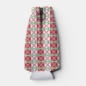 Rafraîchisseur Pour Bouteille Rouge, blanc, vert letton Letton Ethnic Folk art (Dos)