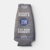 Rafraîchisseur Pour Bouteille Salon de bière personnalisable Accueil Bar Bois ru (Devant)