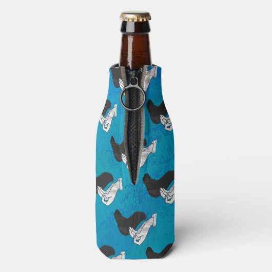 Rafraîchisseur Pour Bouteille Shadow Camel on Blue (Bouteille Dos)