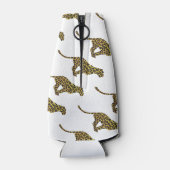 Rafraîchisseur Pour Bouteille Siloette léopard Brown et jaune (Dos)