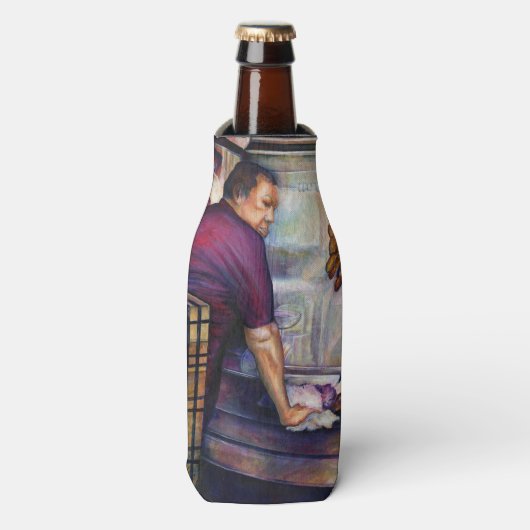 Rafraîchisseur Pour Bouteille Singapour embrassé par le soleil (Bottle Devant)