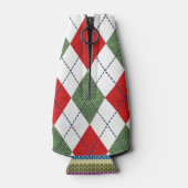 Rafraîchisseur Pour Bouteille Soirée de Noël affreuse Personnalisée (Dos)