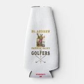 RAFRAÎCHISSEUR POUR BOUTEILLE ST ANDREW PATRON SAINT DE GOLFERS (Devant)