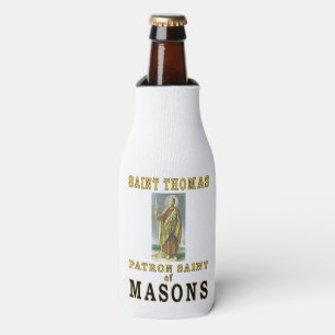 RAFRAÎCHISSEUR POUR BOUTEILLE ST THOMAS PATRON SAINT DES MASONS