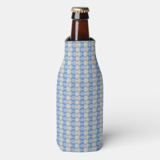 Rafraîchisseur Pour Bouteille Stock Bleu Tan Bleu (Bottle Devant)