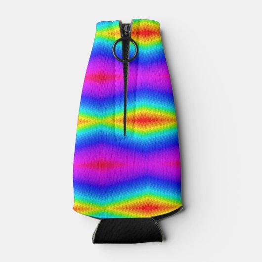 Rafraîchisseur Pour Bouteille Teinture à cravate arc-en-ciel (Dos)