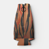 Rafraîchisseur Pour Bouteille Tiger chaud orange et noir (Dos)