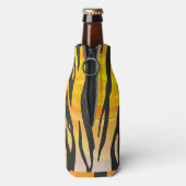 Rafraîchisseur Pour Bouteille Tiger noir et orange (Bouteille Dos)