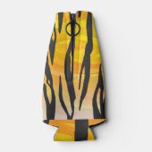 Rafraîchisseur Pour Bouteille Tiger noir et orange (Dos)