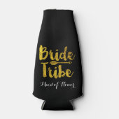 Rafraîchisseur Pour Bouteille Tribe de mariée (Devant)