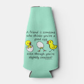 Rafraîchisseur Pour Bouteille Un Peu Cracké Ami Meilleur Dit (Devant)