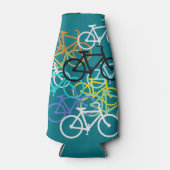 Rafraîchisseur Pour Bouteille Vélos colorés (Devant)