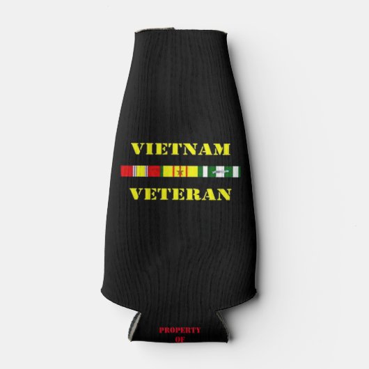 RAFRAÎCHISSEUR POUR BOUTEILLE VIETNAM VETERAN (Devant)