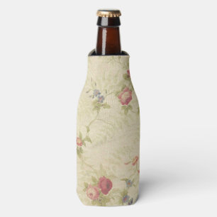 Rafraîchisseur Pour Bouteille Vieux motif affligé de tissu de roses vintages
