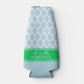 Rafraîchisseur Pour Bouteille Whal Marocain #4 CB Emerald Nom Mariage (Devant)