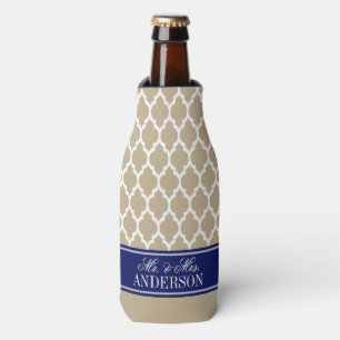 Rafraîchisseur Pour Bouteille Whal Marocain #4 CB Nom de la marine Monogramme Ma