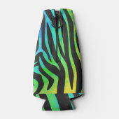 Rafraîchisseur Pour Bouteille Zebra Black et Rainbow Print (Dos)