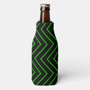 Rafraîchisseur Pour Bouteille Zig Zag Bottle Glacière/Vert & Noir