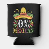 Rafraîchisseur Pour Canette 0% Mexicain Zéro% Drôle Cinco De Mayo (Devant)