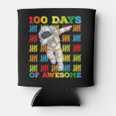 Rafraîchisseur Pour Canette 100 Jours D'Astronaute 100e Jour De L'École (Devant)