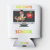 Rafraîchisseur Pour Canette 100 Jours D'École Virtual Learning Quaran Étudiant (Dos)