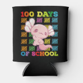 Rafraîchisseur Pour Canette 100 Jours D'Enseignant Axolotl (Devant)