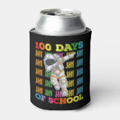 Rafraîchisseur Pour Canette 100 Jours D'Enseignant D'Astronaut Scolaire (Can devant)