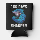 Rafraîchisseur Pour Canette 100 Jours Sharper Shark 100ème Jour De L'École Gym (Devant)