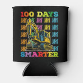 Rafraîchisseur Pour Canette 100 Jours Smarter Excavator 100e Jour De L'École (Devant)