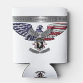 Rafraîchisseur Pour Canette 101e division aéroportée "Fière d'avoir servi" (Dos)