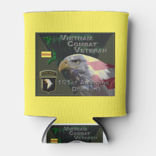 Rafraîchisseur Pour Canette 101e Division aéroportée Viêt Nam Vétérinaire de c