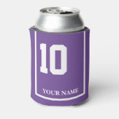 Rafraîchisseur Pour Canette 10 Violet avec couverture de selle Cheval Blanc Pe (Can Dos)