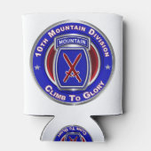 Rafraîchisseur Pour Canette 10e division de montagne (Dos)