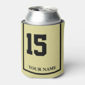 Rafraîchisseur Pour Canette 15 Couverture de selle de cheval kaki personnalisé (Can devant)