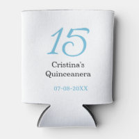 15e anniversaire de quinceanera bleu noir lettre n