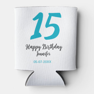 Rafraîchisseur Pour Canette 15e anniversaire quiencenera ajouter date année te