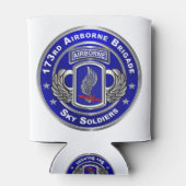 Rafraîchisseur Pour Canette 173e brigade aéroportée (Dos)