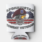 Rafraîchisseur Pour Canette 173e brigade aéroportée Afghanistan Vétéran (Dos)